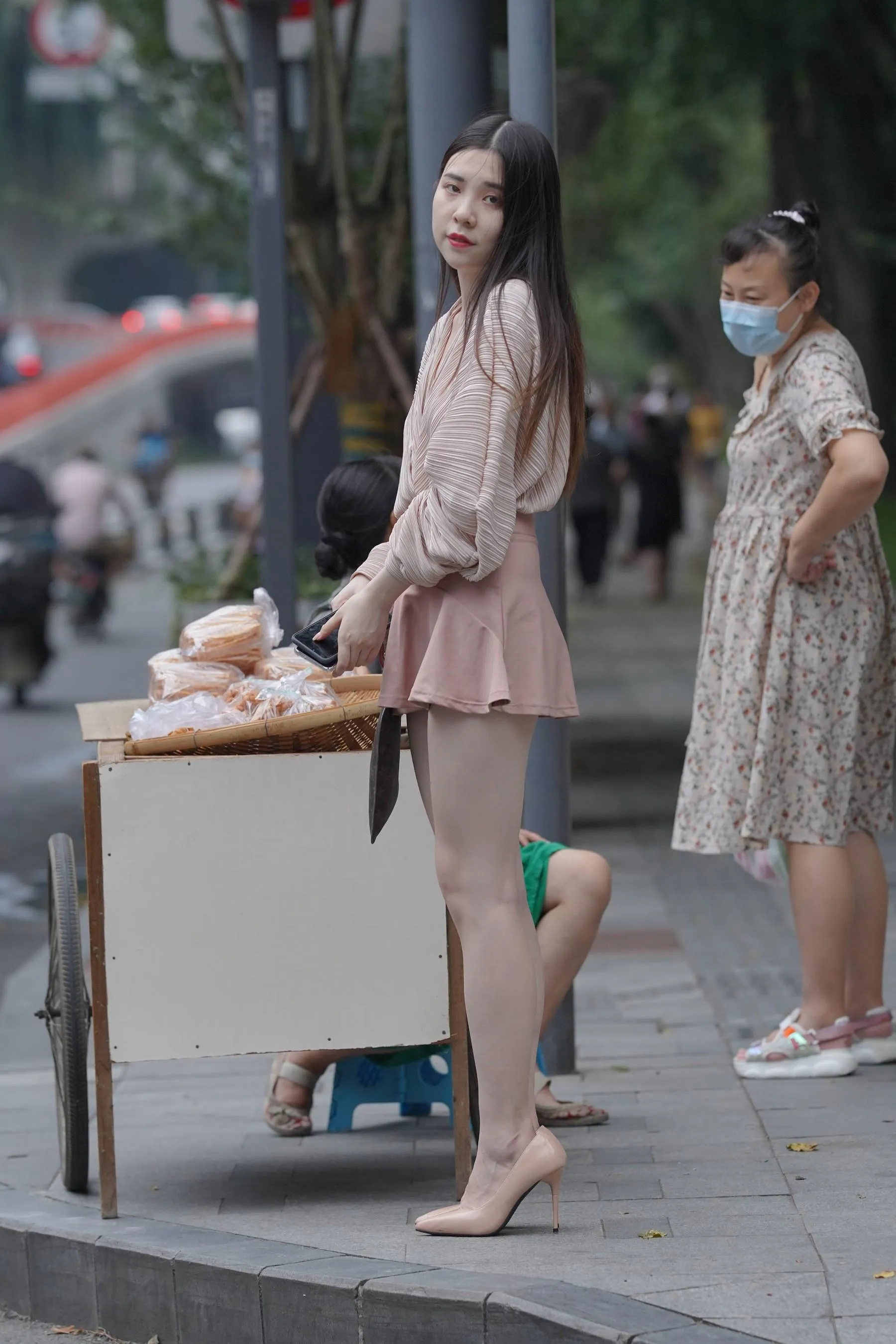 魔镜街拍 NO.167 可爱的粉色短裙小姐姐 [495P]插图6